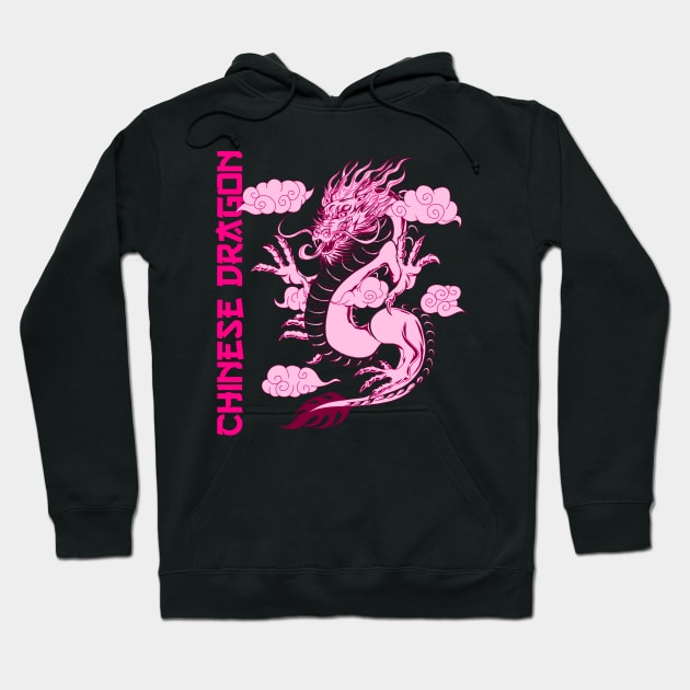 Aesthetic Chinese Dragon v3 - Dragon Lover Hoodie by Dener Queiroz